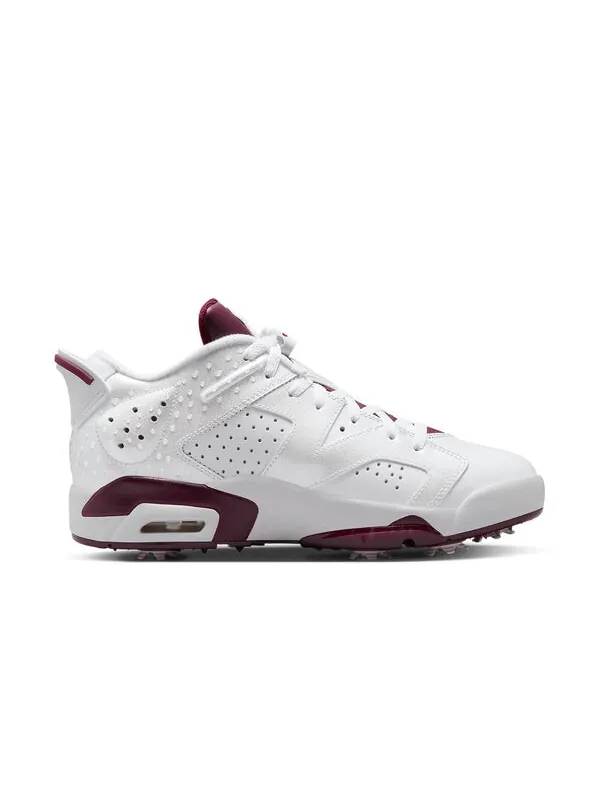 Кроссовки 6 retro golf 'bordeaux' Air Jordan — изображение 2 из 4, белый//белый