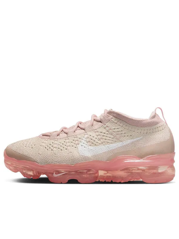 Кроссовки vapormax 2023 flyknit 'oatmeal pearl pink' Nike — изображение 1 из 4, розовый/розовый