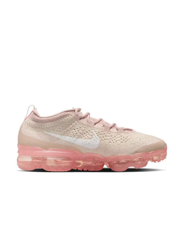 Кроссовки vapormax 2023 flyknit 'oatmeal pearl pink' Nike — изображение 2 из 4, розовый/розовый