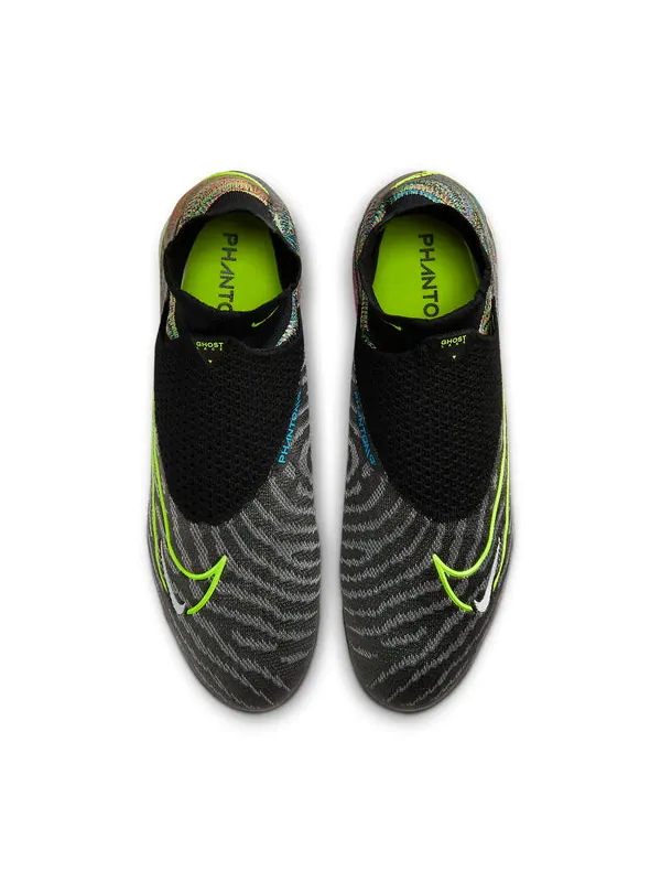 Кроссовки phantom gxelite df fusion ag pro 'black' Nike — изображение 2 из 4, черный/зеленый/розовый