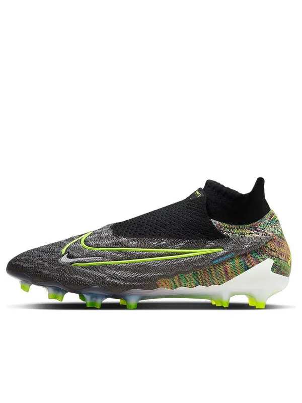Кроссовки phantom gx elite gripknit df fusion fg 'black volt' Nike — изображение 1 из 4, черный/белый/синий