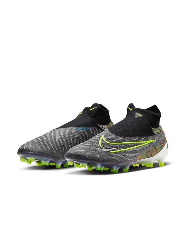 Кроссовки phantom gx elite gripknit df fusion fg 'black volt' Nike — изображение 4 из 4, черный/белый/синий