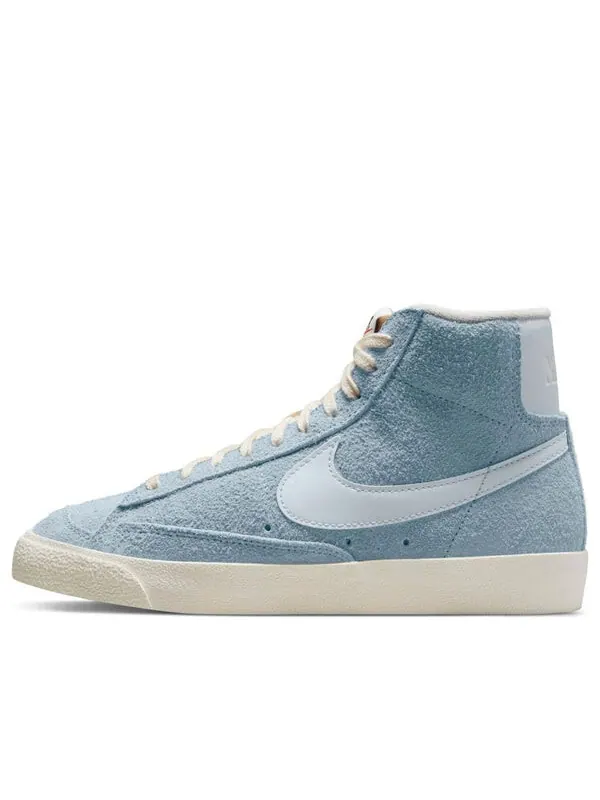 Кроссовки blazer mid '77 vintage 'blue whisper' Nike — изображение 1 из 4, синий//черный/серый