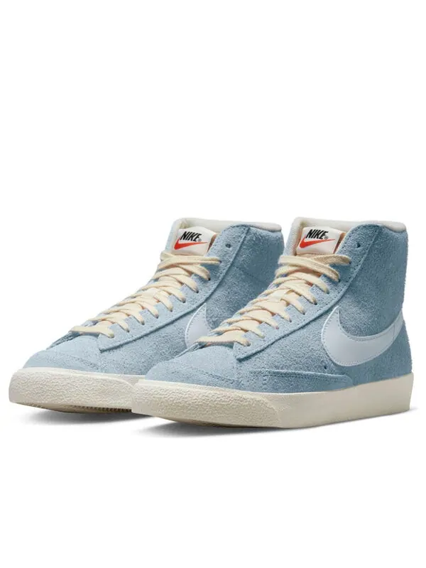 Кроссовки blazer mid '77 vintage 'blue whisper' Nike — изображение 3 из 4, синий//черный/серый