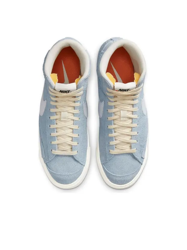 Кроссовки blazer mid '77 vintage 'blue whisper' Nike — изображение 4 из 4, синий//черный/серый