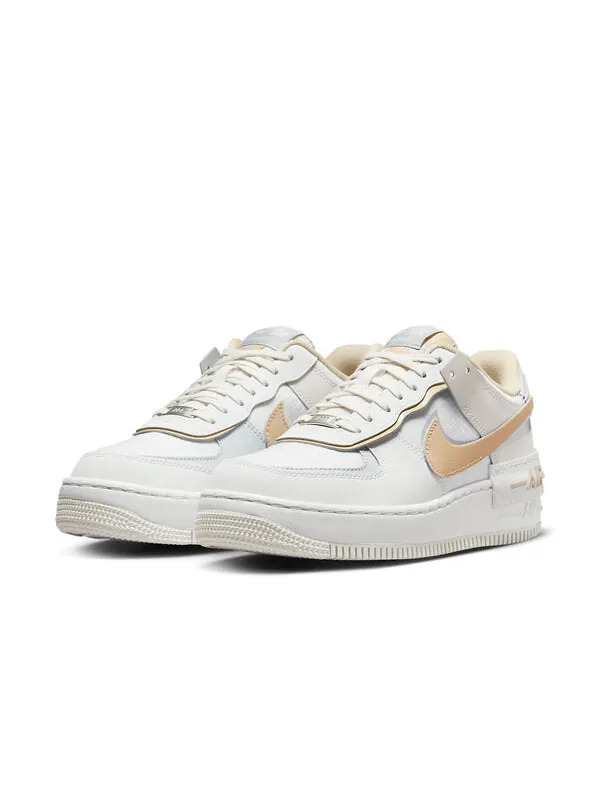 Кроссовки air force 1 low shadow Nike — изображение 3 из 4, белый/золотистый