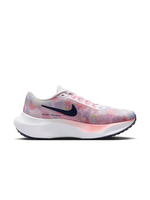 Кроссовки zoom fly 5 премиум Nike — изображение 2 из 4, белый/розовый