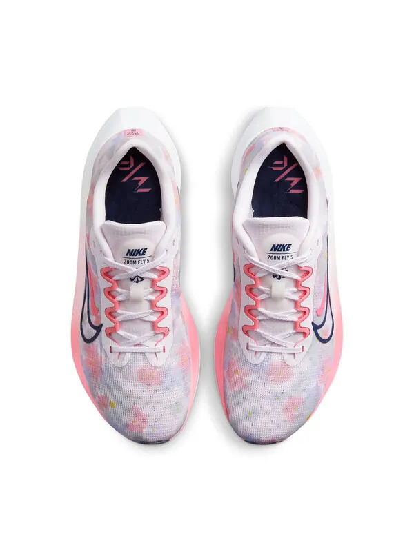 Кроссовки zoom fly 5 премиум Nike — изображение 4 из 4, белый/розовый
