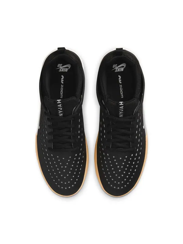 Кроссовки zoom nyjah 3 sb 'black white gum' Nike — изображение 4 из 4