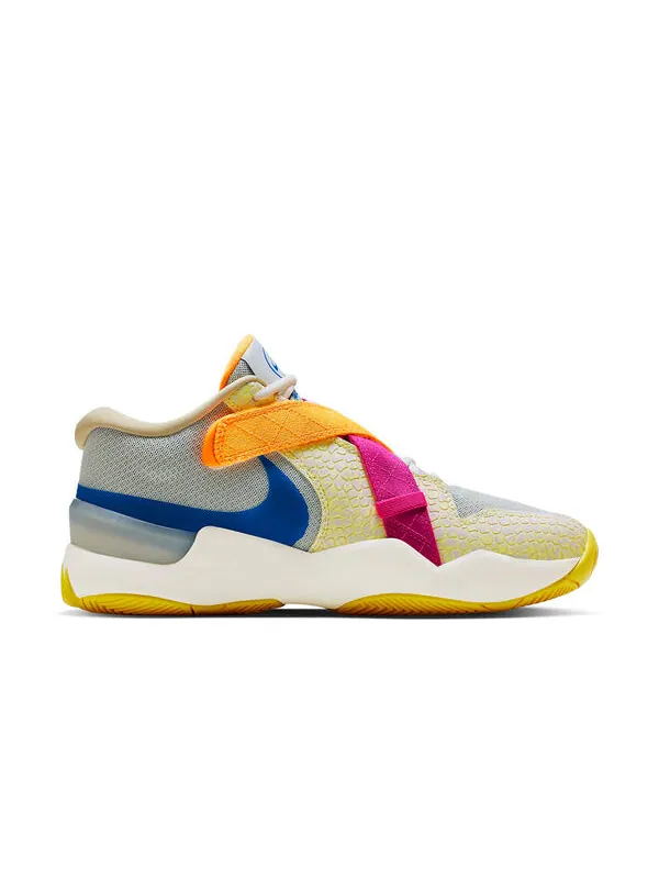 Кроссовки zoom court dragon gray white yellow china 'light white' Nike — изображение 2 из 4, светлый/белый//синий