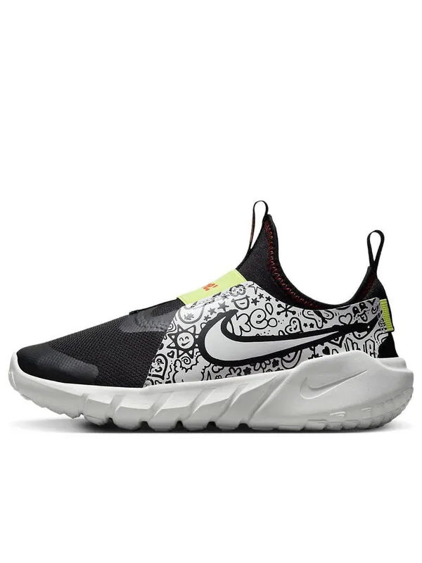 Кроссовки flex runner 2 jp Nike — изображение 1 из 4, черный/белый