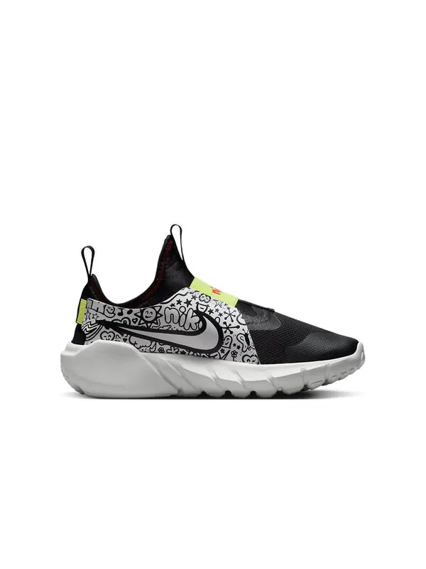 Кроссовки flex runner 2 jp Nike — изображение 2 из 4, черный/белый