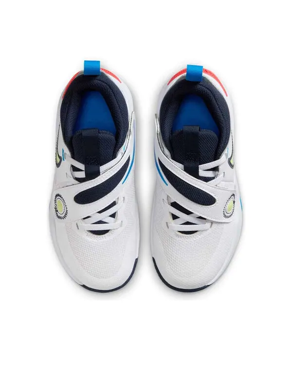 Кроссовки team hustle d 11 'white lemon twist blue' Nike — изображение 4 из 4