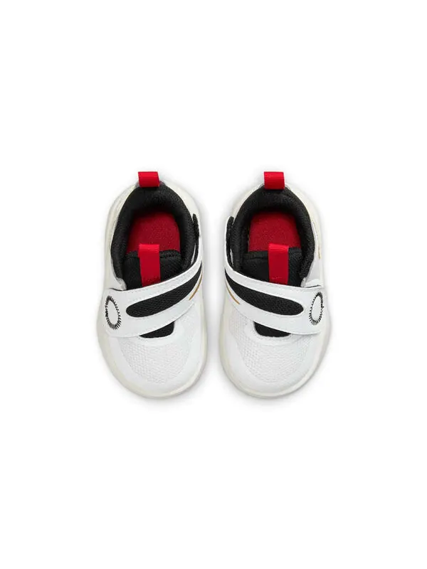 Кроссовки team hustle d 11 'white metallic gold university red black' Nike — изображение 4 из 4