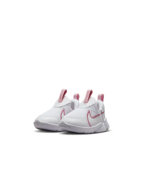Кроссовки Nike Flex Plus 2 Baby/Toddler — изображение 3 из 4, белый/розовый