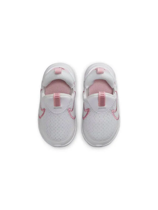 Кроссовки Nike Flex Plus 2 Baby/Toddler — изображение 4 из 4, белый/розовый