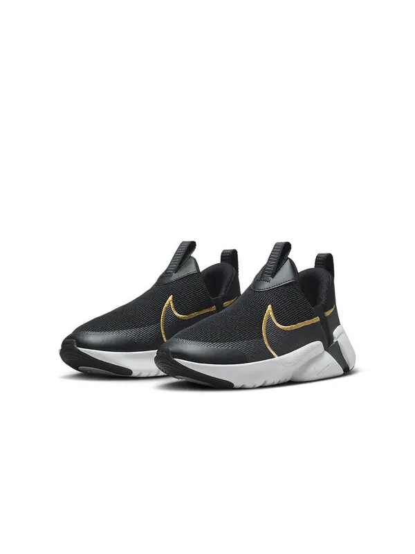 Кроссовки flex plus 2 Nike — изображение 3 из 4, черный/золотистый/белый