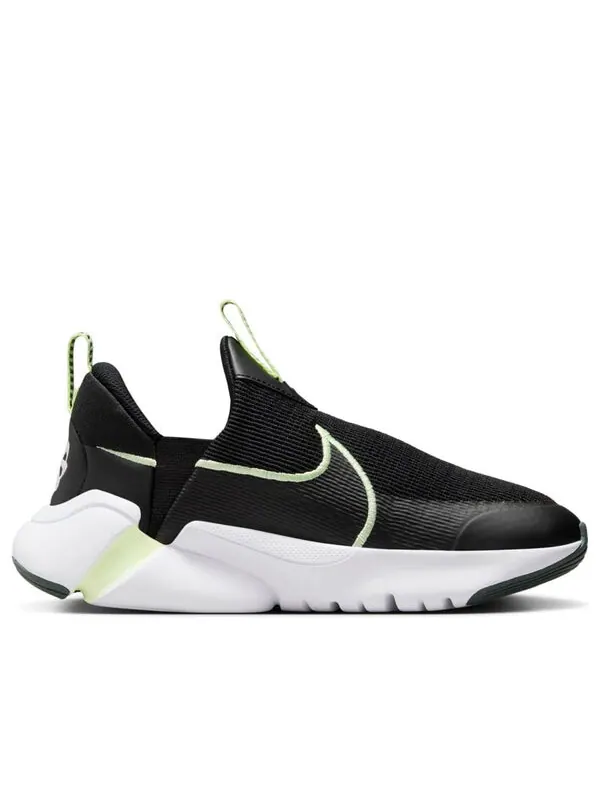 Кроссовки flex plus 2 'black barely volt' Nike — изображение 2 из 4, черный/белый