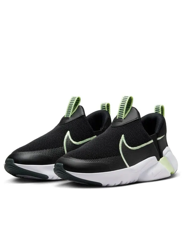 Кроссовки flex plus 2 'black barely volt' Nike — изображение 3 из 4, черный/белый