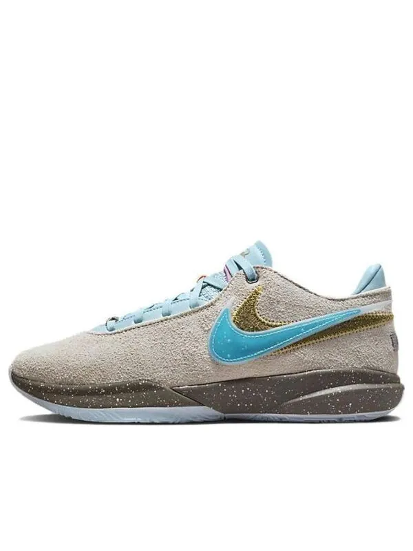 Кроссовки Nike LeBron 20 EP 'UNKNWN Message in a Bottle' — изображение 1 из 4, серый