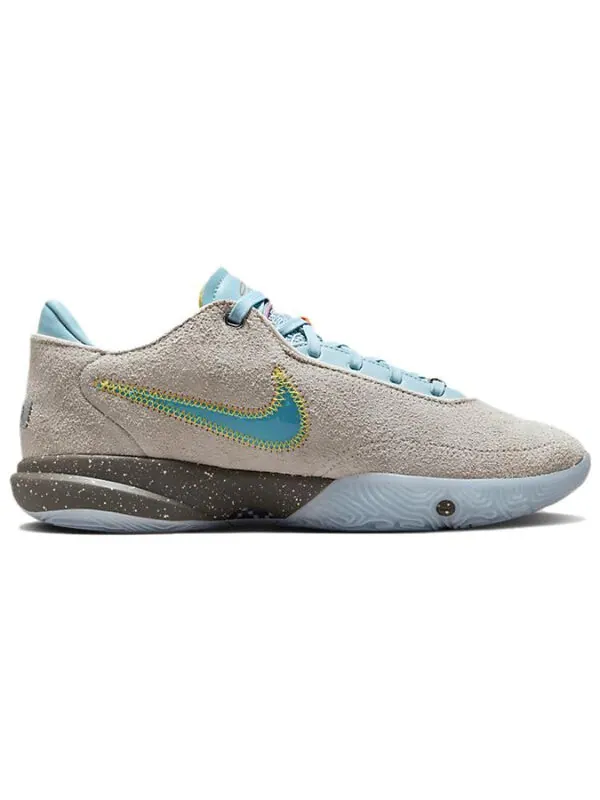 Кроссовки Nike LeBron 20 EP 'UNKNWN Message in a Bottle' — изображение 2 из 4, серый