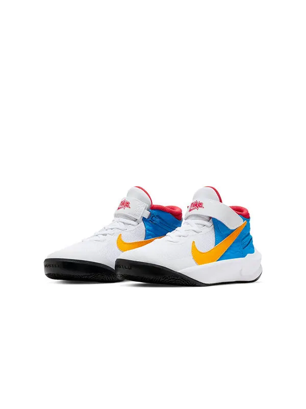 Кроссовки команда hustle d 10 Nike — изображение 3 из 4, белый/синий/желтый