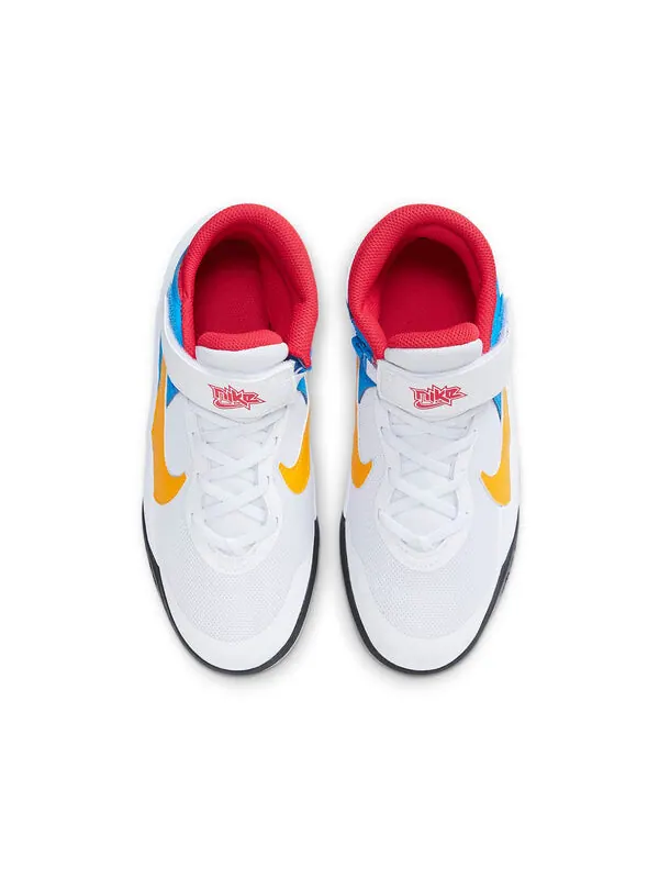 Кроссовки команда hustle d 10 Nike — изображение 4 из 4, белый/синий/желтый