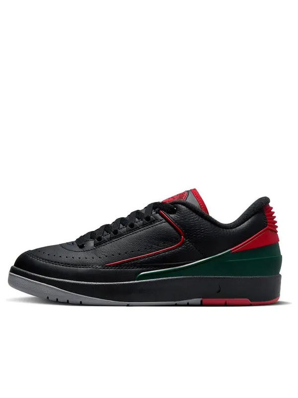 Кроссовки 2 ретро низкие Air Jordan — изображение 1 из 4, черный/красный/серый