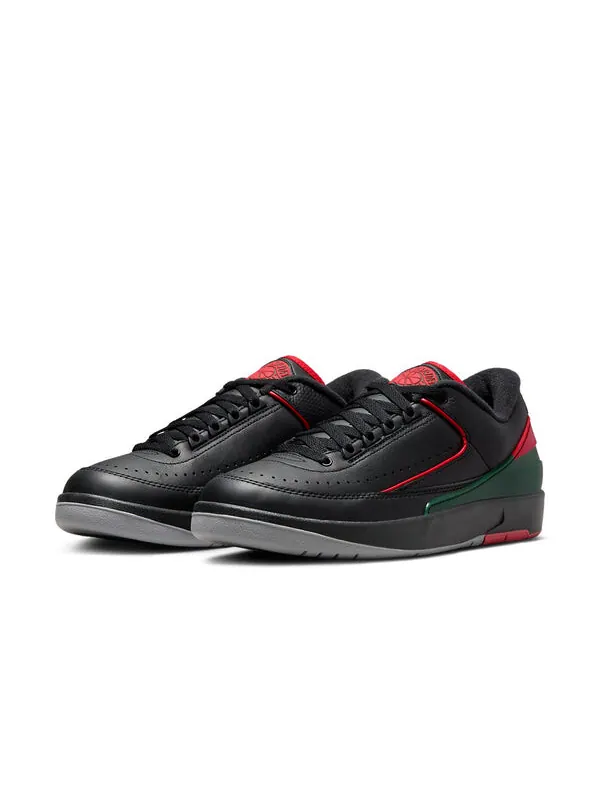 Кроссовки 2 ретро низкие Air Jordan — изображение 2 из 4, черный/красный/серый