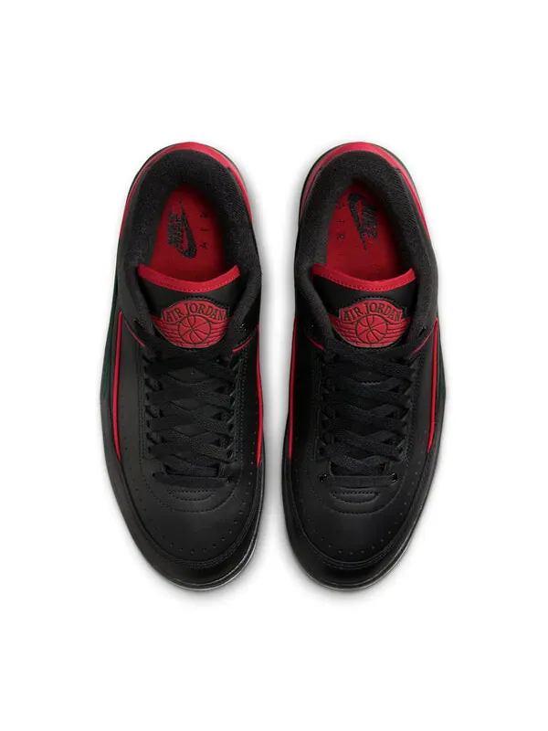 Кроссовки 2 ретро низкие Air Jordan — изображение 3 из 4, черный/красный/серый
