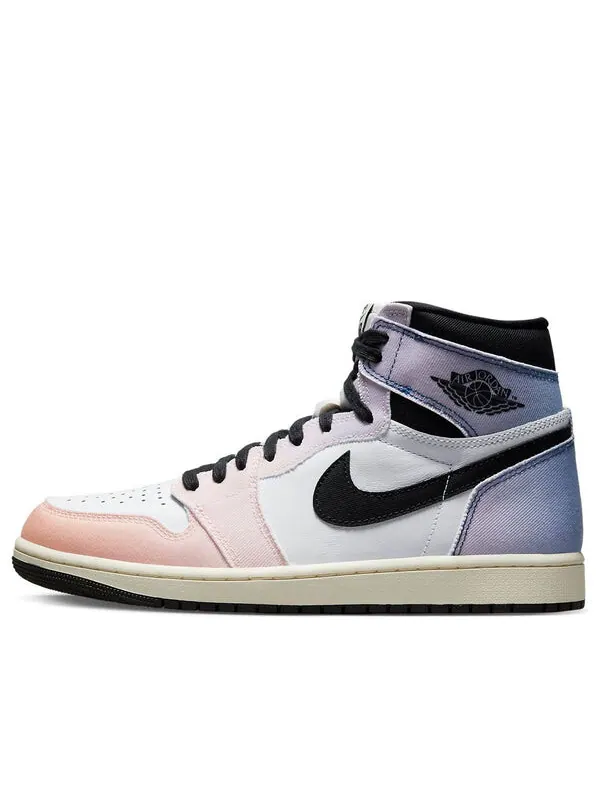 Кроссовки 1 ретро высокие og Air Jordan — изображение 1 из 4, белый/фиолетовый