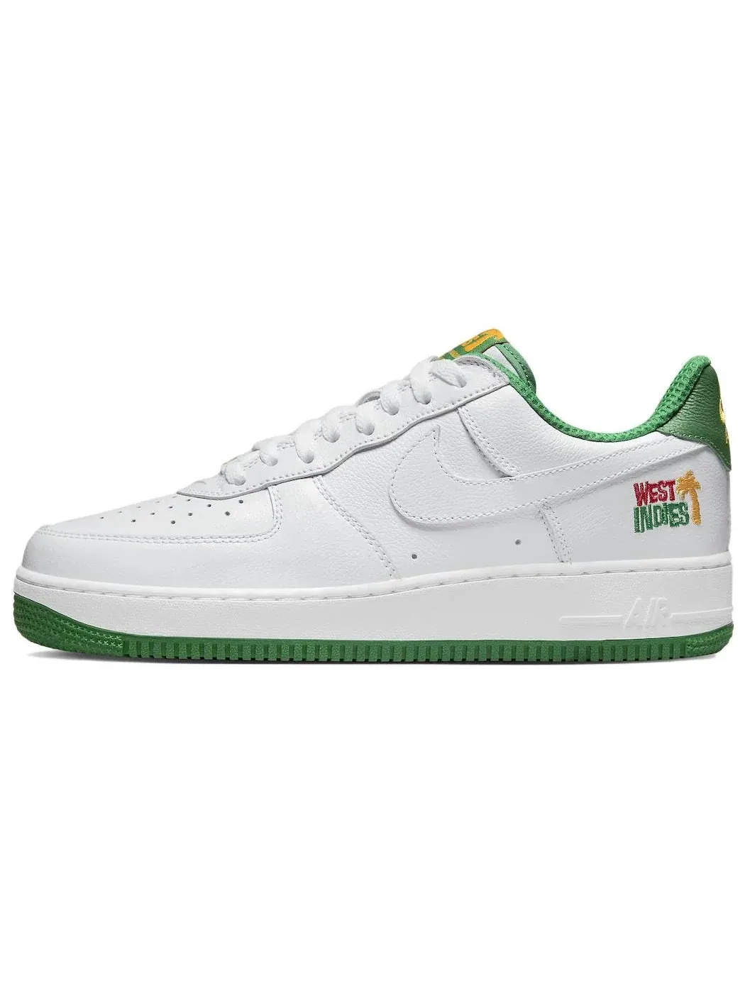 Кроссовки Nike Air Force 1 Low Retro QS (2022) Бело-зеленые — изображение 1 из 4, белый/зеленый