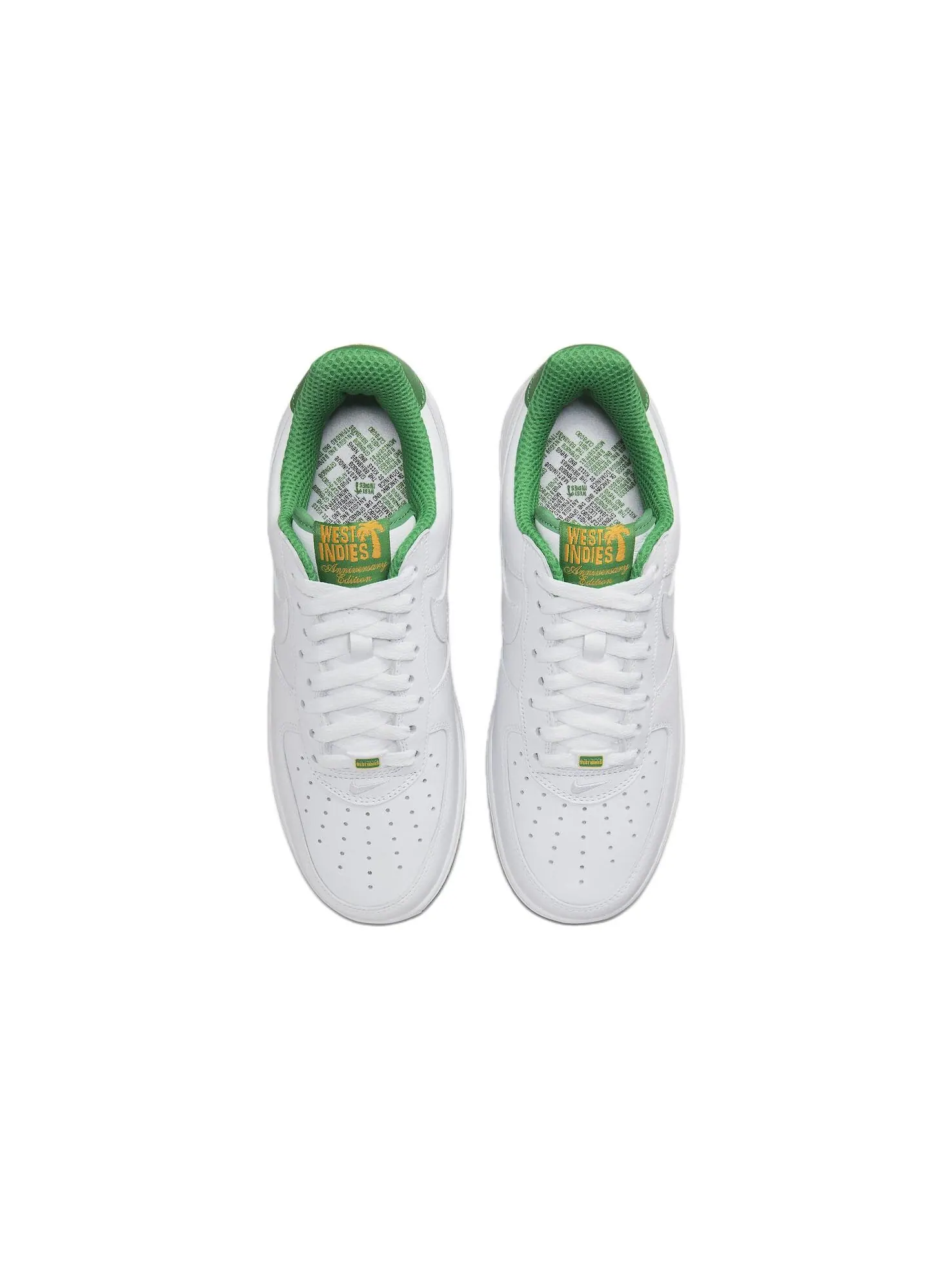 Кроссовки Nike Air Force 1 Low Retro QS (2022) Бело-зеленые — изображение 4 из 4, белый/зеленый