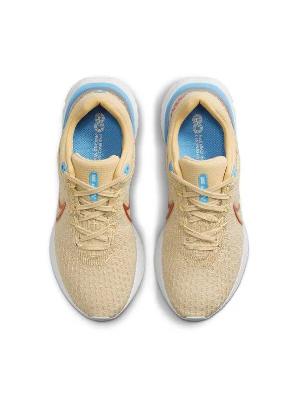 Кроссовки react infinity run flyknit 3 Nike — изображение 4 из 4, коричневый