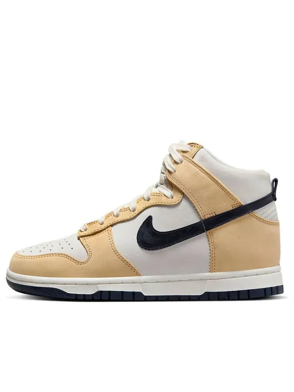 Кроссовки dunk high premium 'sesame obsidian' Nike — изображение 1 из 4, коричневый