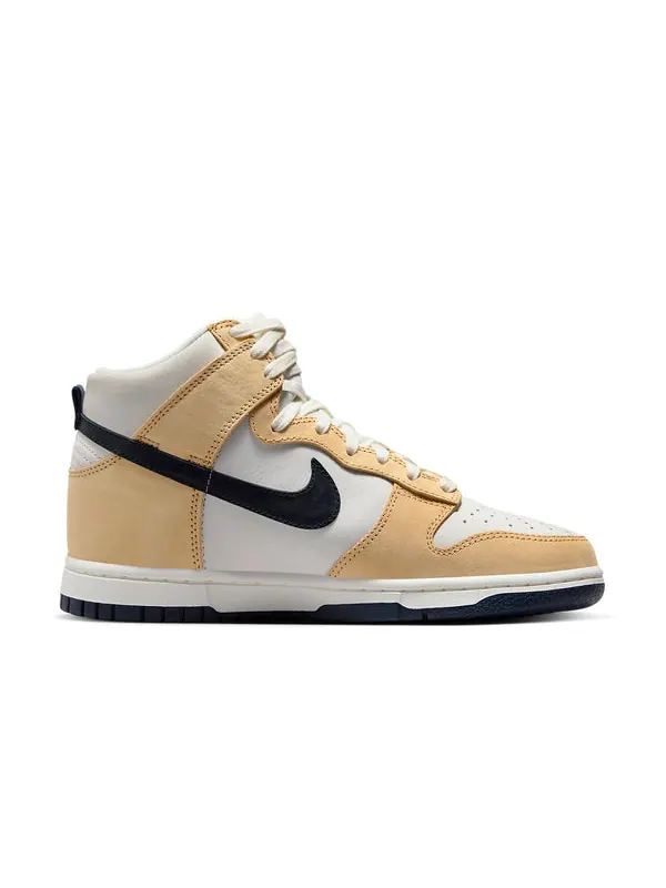 Кроссовки dunk high premium 'sesame obsidian' Nike — изображение 2 из 4, коричневый