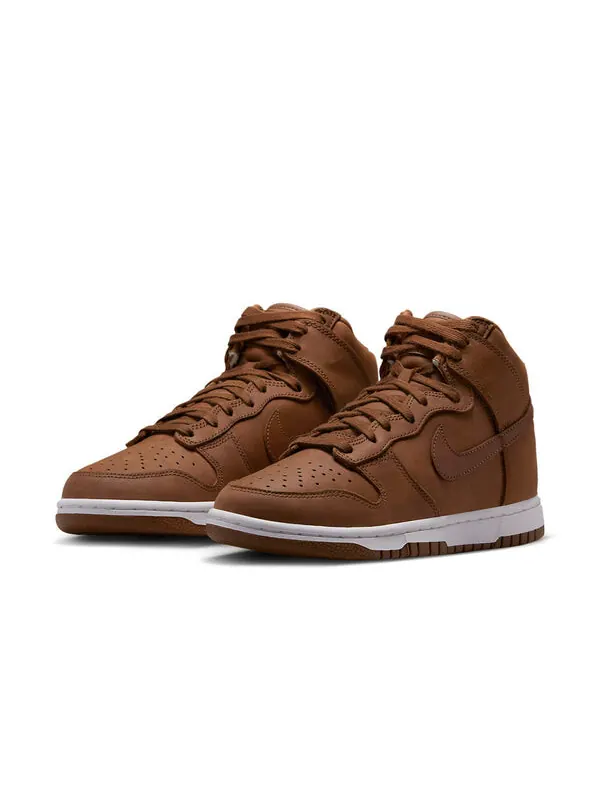 Кроссовки dunk high premium 'pecan' Nike — изображение 3 из 4, белый
