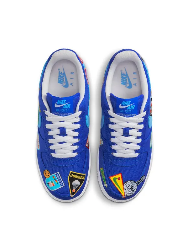 Кроссовки air force 1 '07 'patched up - los angeles' Nike — изображение 4 из 4, синий/белый