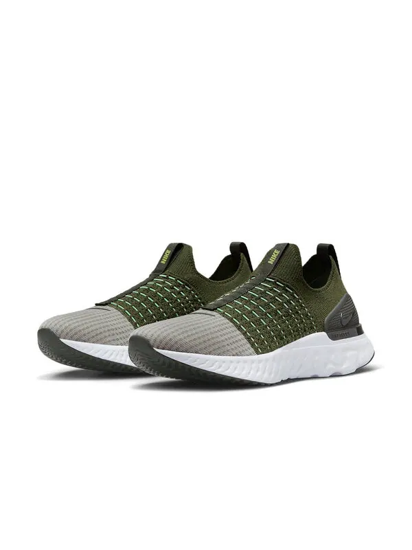 Кроссовки react phantom run flyknit 2 Nike — изображение 3 из 4, зеленый//зеленый/желтый