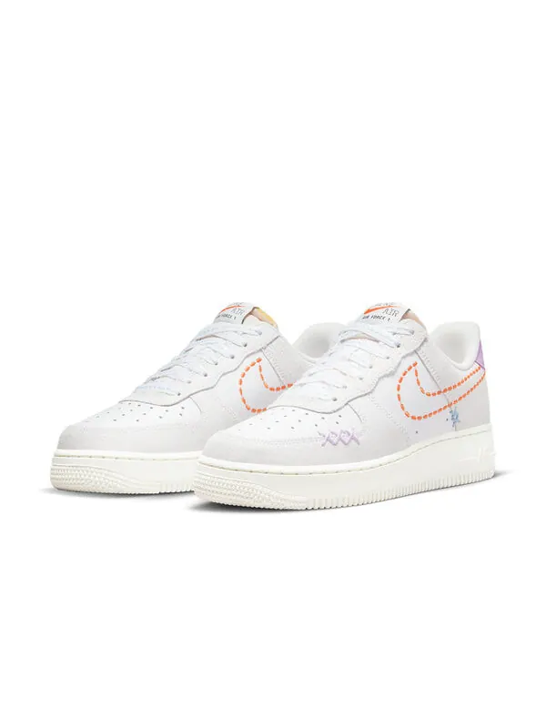 Кроссовки air force 1 '07 se '101' Nike — изображение 3 из 4, белый//зеленый/оранжевый