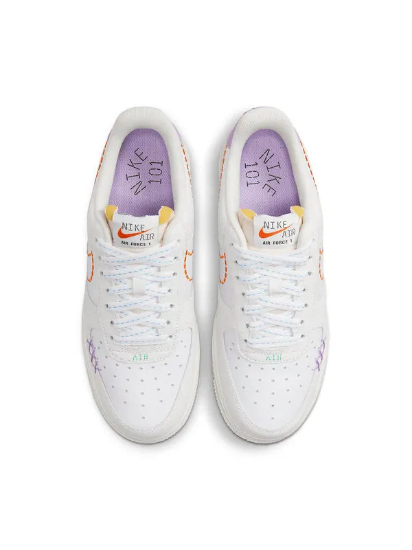 Кроссовки air force 1 '07 se '101' Nike — изображение 4 из 4, белый//зеленый/оранжевый