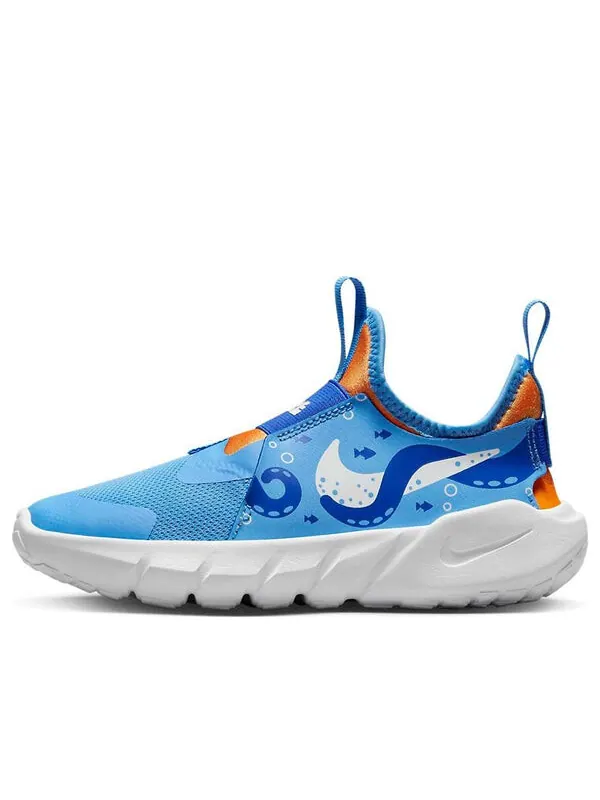 Кроссовки flex runner 2 lil Nike — изображение 1 из 4, синий/оранжевый//белый