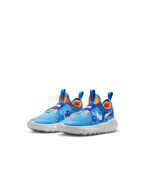 Кроссовки flex runner 2 lil Nike — изображение 3 из 4, синий/оранжевый//белый