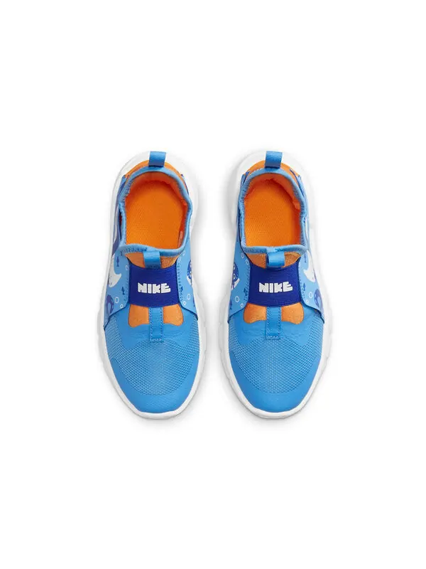 Кроссовки flex runner 2 lil Nike — изображение 4 из 4, синий/оранжевый//белый