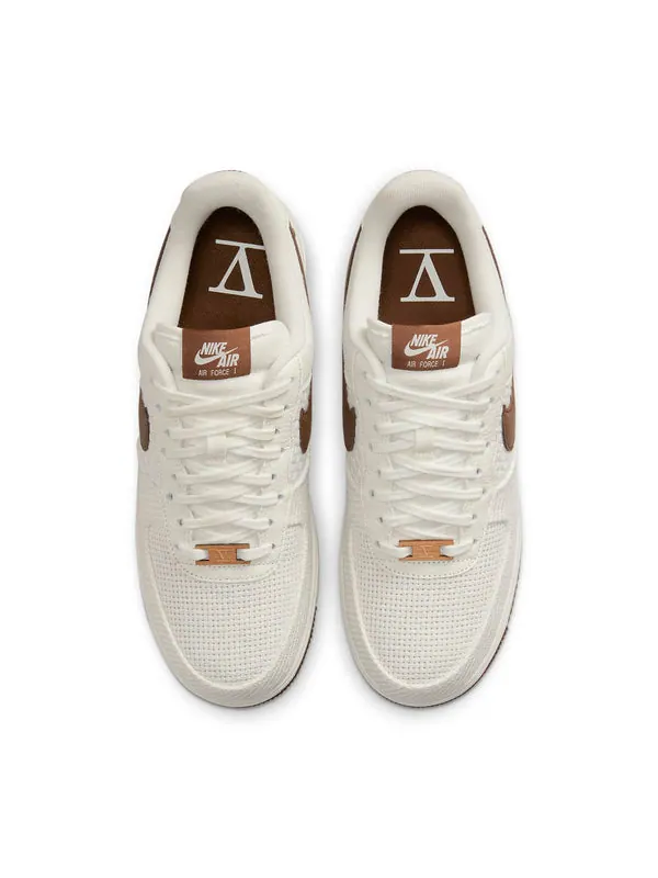 Кроссовки air force 1 '07 'snkrs day' Nike — изображение 2 из 2, белый/коричневый