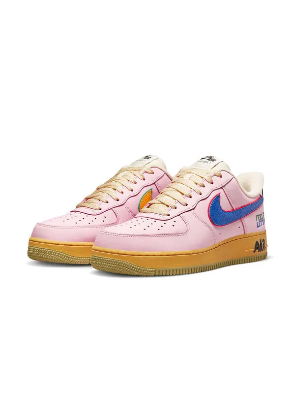 Кроссовки air force 1 low 'feel free, let's talk' Nike — изображение 3 из 4, розовый/синий