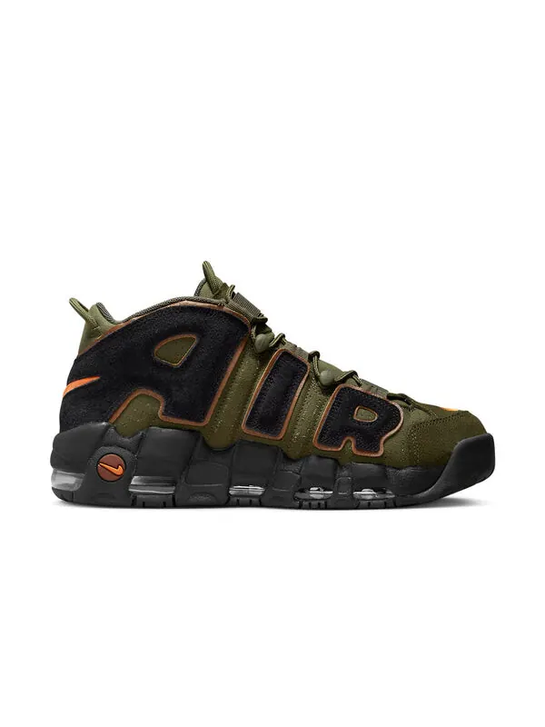Кроссовки Air More Uptempo 96 Nike — изображение 2 из 4, хаки/черный--оранжевый