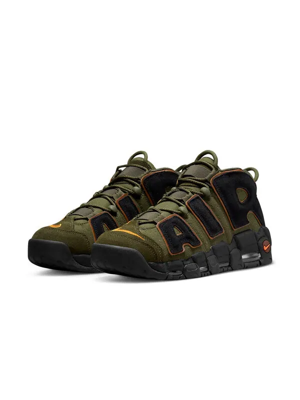 Кроссовки Air More Uptempo 96 Nike — изображение 3 из 4, хаки/черный--оранжевый