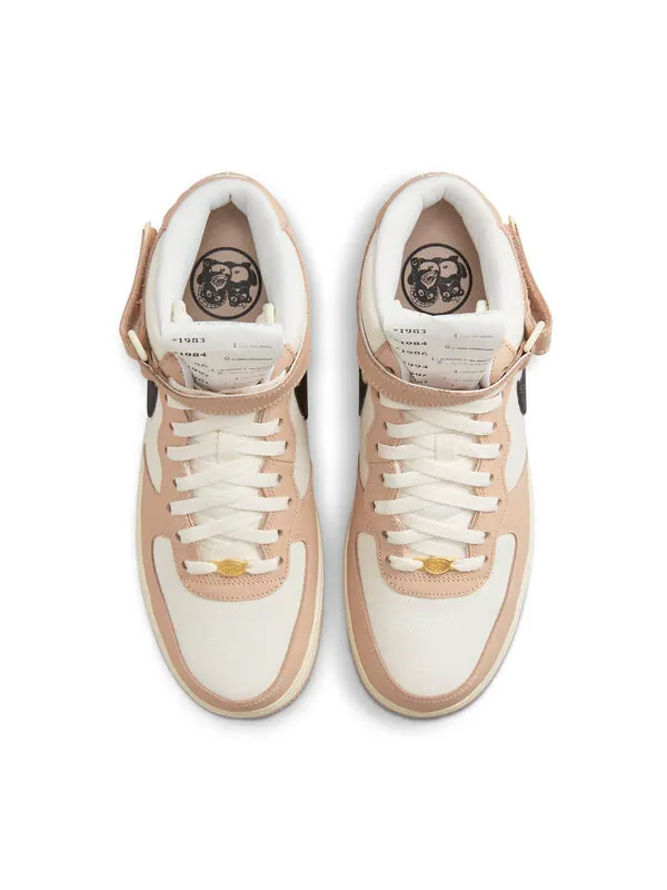 Кроссовки air force 1 mid '07 lx 'izakaya' Nike — изображение 4 из 4, белый/розовый
