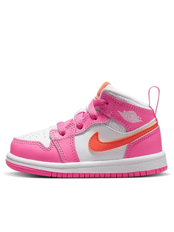 Кроссовки 1 средние Air Jordan — изображение 1 из 4, розовый/белый